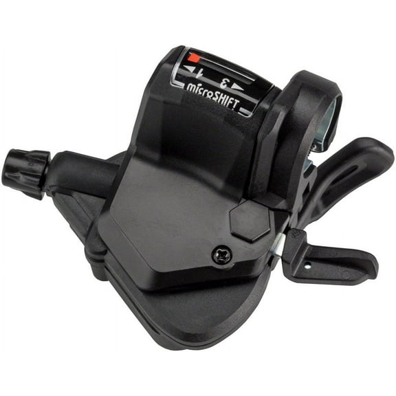 microSHIFT Mezzo Left Thumb-Tap Shifter,Triple,Gear Indicator,Shimano Compatible