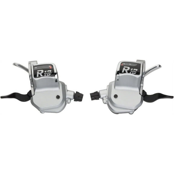 microSHIFT R10 Trigger Shifter Set, 10-Speed Road, Double, Optical Indicator, Shimano Compatible