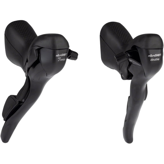 microSHIFT R7 Drop Bar Shift Lever Set - 2 x 7-Speed