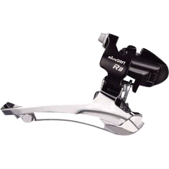 microSHIFT R8 Front Derailleur 7/8-Speed Double, 52T Max, 31.8/34.9 Band Clamp