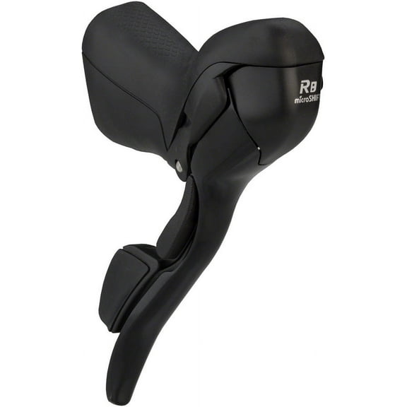 microSHIFT R8 Right Drop Bar Shift Lever 8 Speed Shimano Compatible Black