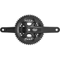thumbnail image 1 of microSHIFT Sword Black 2x Crankset - 175mm, 9-Speed, 48/31t, 110/80 Asym BCD, JIS Square Taper Spindle Interface, Black, 1 of 1