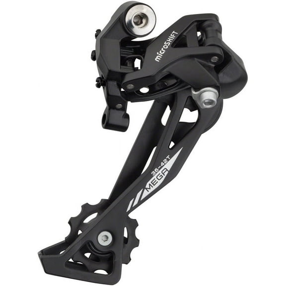 microSHIFT XLE Rear Derailleur - 10 Speed, Long Cage, Black