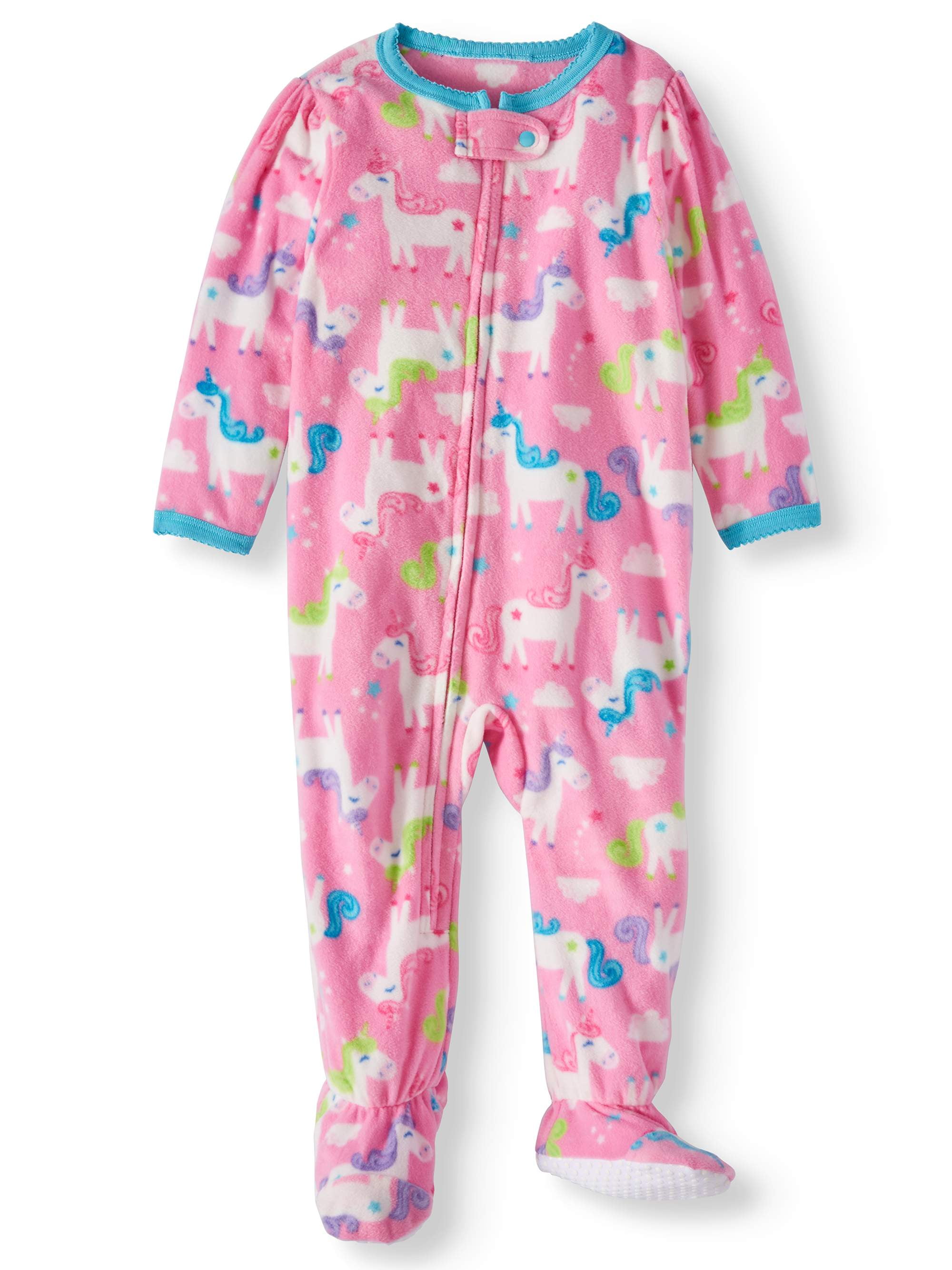 microfleece blanket sleeper pajamas (toddler girls)