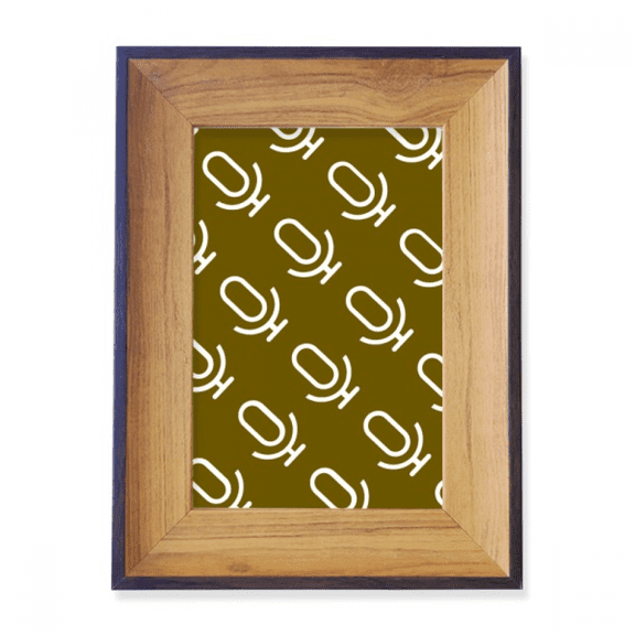 microph transssion stamp pattern photo frame exhibition display art desktop painting