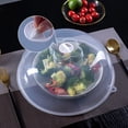 thumbnail image 1 of microwave splatter dome Microwave Plate Cover Easy Grip Microwave Splatter Guard Lid With Steam Vent Dishwasher Safe, 1 of 5