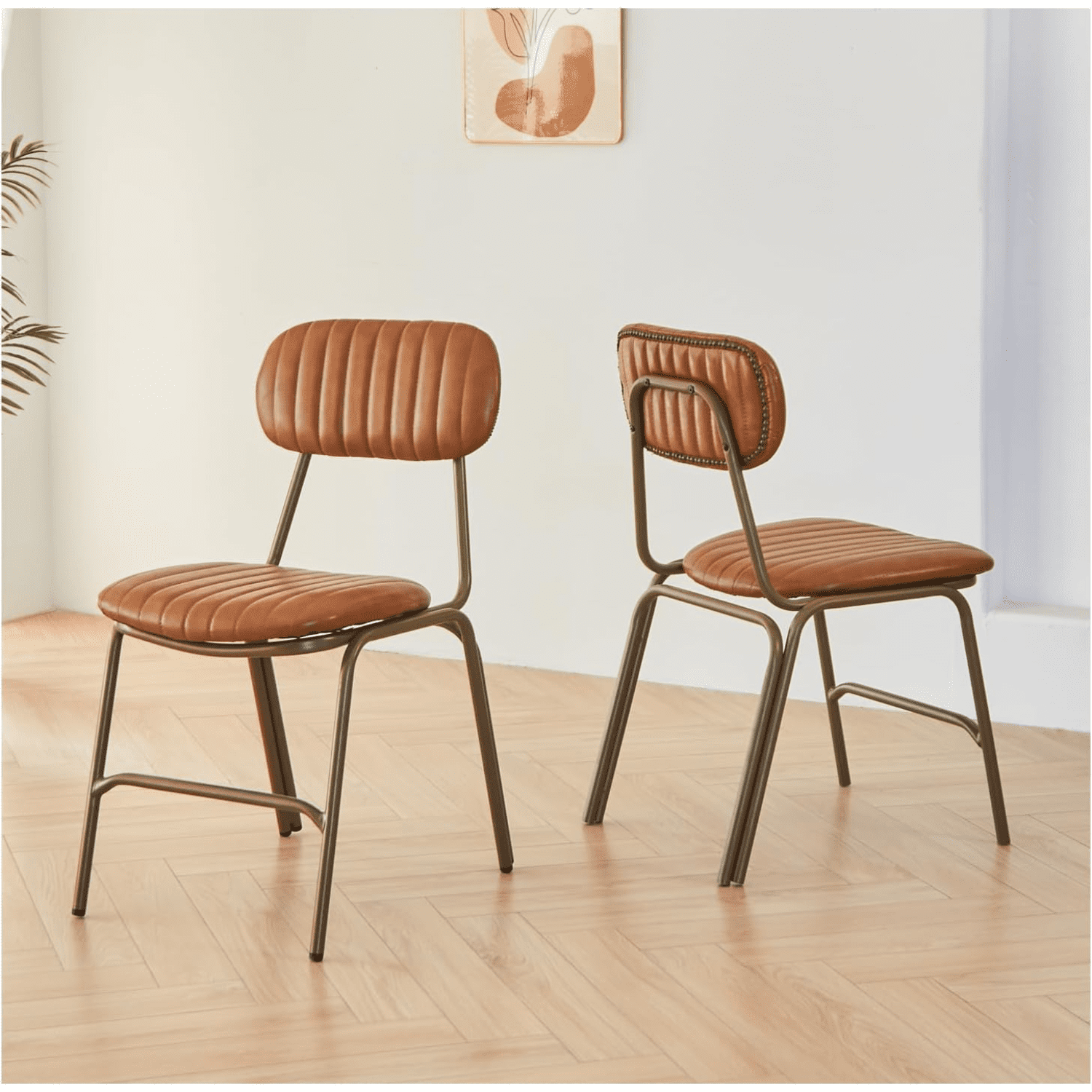 Durango Green Faux Leather Dining Chairs Set Of 2 - #69V74 | Lamps Plus