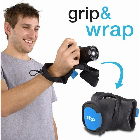 miggo Grip and Wrap Mirrorless (CSC) - Blue / Black