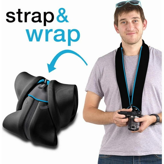 miggo Strap and Wrap Mirrorless (CSC) - Blue / Black