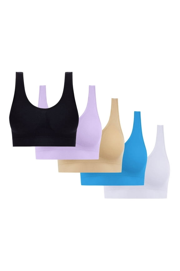 Pumping Bra Backless Strapless Bra Ladies Traceless Comfortable 1piece No Steel Ring Breathable Gathering Bra Woman Underwear Khaki 4X