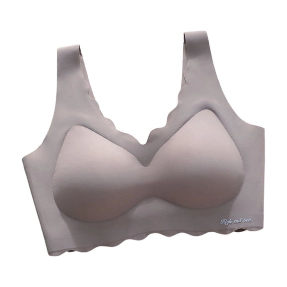 mihongmao Pumping Bra High Support Sports Bras Bra Bralettes for Women Comfy Smoothing Gray 2X