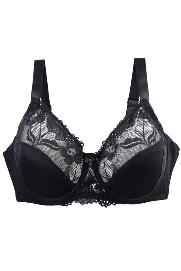 Push Up Bras for Women Pumping Bras Women's Solid Color Maternity Sleeping Underwear with Underwear Women Daily Bra Black 95