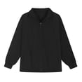 thumbnail image 1 of mihongmao Up to 50% off! Winter Coats for Women Fashionable Women's Long Sleeved Pocket Jacket,Womens Plus Size Clearance $5 Black L, 1 of 4