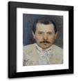 thumbnail image 1 of Émile Friant 19x24 Black Modern Framed Museum Art Print Titled - Portrait of Georges Jeanniot, 1 of 5