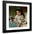 thumbnail image 1 of Émile Munier 15x17 Black Modern Framed Museum Art Print Titled - The Morning Meal (1880), 1 of 5