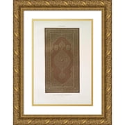 ميل Prisse dAvennes 11x14 إطار خشبي مزخرف ذهبي ومطبعة فنية لمتحف مزدوج مات بعنوان - Arabesques؛ Porte Du Sibyl DAbd-El-Rahman Kyahya القرن الثامن عشر 1877