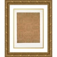 thumbnail image 1 of Émile Prisse d'Avennes 11x14 Gold Ornate Wood Frame and Double Matted Museum Art Print Titled - Quou Cathedral Mosque; Mimbar Door - Fictitious Arrangement (12th Century); 4 (1877), 1 of 4
