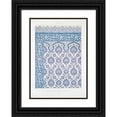 thumbnail image 1 of Émile Prisse d'Avennes 14x18 Black Ornate Wood Framed Double Matted Museum Art Print Titled - Arabesques; Wooden Fences; Set and Fragments (1877), 1 of 5