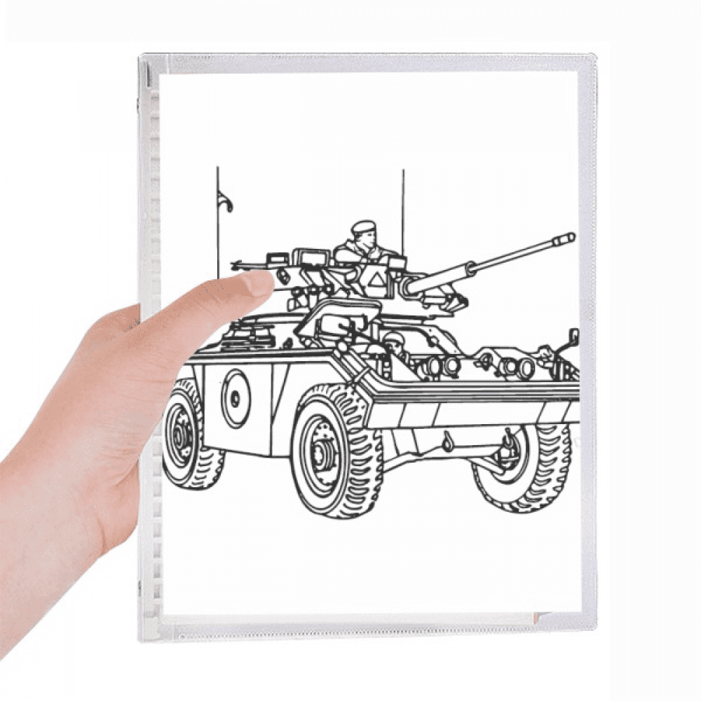 military notebook loose diary refillable journal statiry