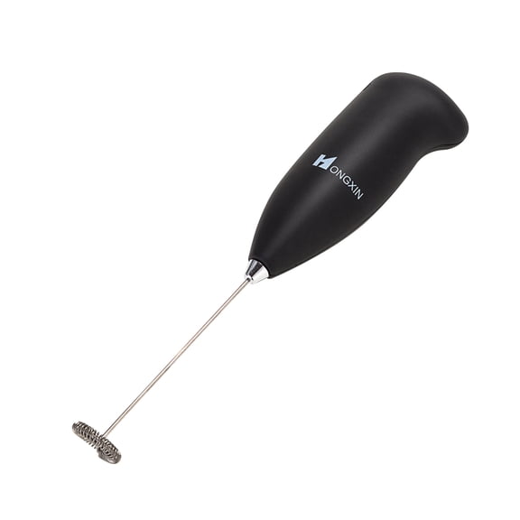 milk frother Electric Whisk Milk Frother Electric Mini Handheld Stainless Steel Whisk for Coffee Frothing Matcha Protein Drink Making Fast Froth in 10 Seconds Rechargeable Black