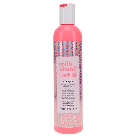 milk_shake Insta.Light Shampoo - Strengthening Shampoo with Filler Effect, Leaves Hair Soft and Shiny, 10.1 fl oz (300 ml)