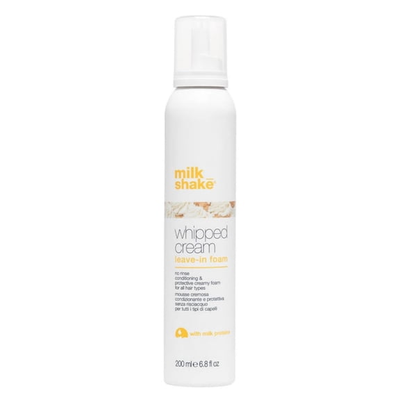 Mlk_Shake Whipped Cream Leave-in Treatment, No-Rinse Conditioning Foam, 6.8 fl oz