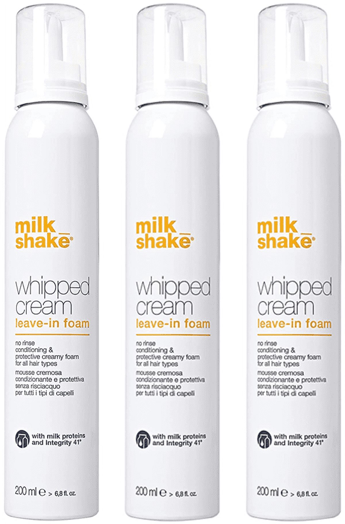 milk_shake Whipped Cream Leave In Conditioner, 6.8 Fl Oz, PACK OF 3