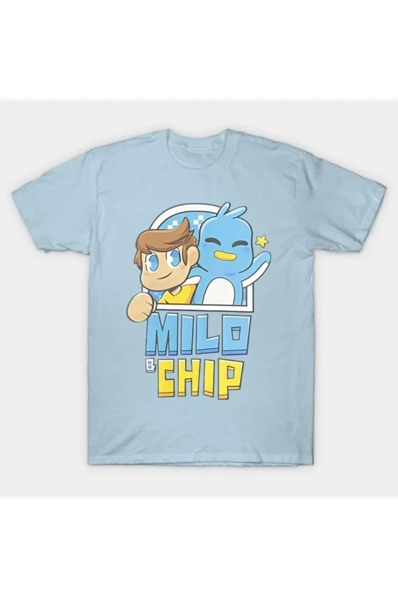 milo and chip merch T-Shirt, vintage 90s