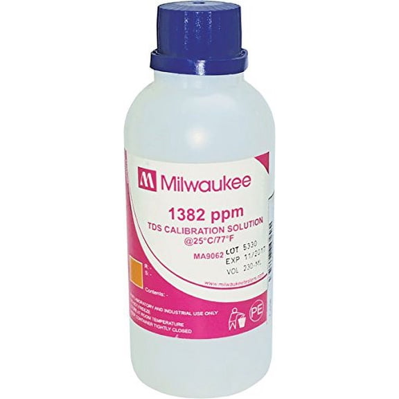 Milwaukee Instruments, MIMA9062 1382 PPM Solution 230ml, Package may vary