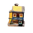 thumbnail image 1 of mimilili Lighted Christmas Village House Figurine Resin Holiday Tabletop Decoration with LED for Home Office Display, 1 of 3