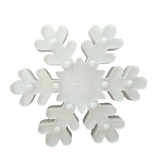 mimilili Snowflake Marquee Sign Christmas Lights LED Night Lights Table & Wall Lamp For Bedroom Kids' Room Nursery Room Home Christmas Decorations - Snowflake