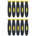 mingkeerda Rubber File Handles 3mm Hole Dia Metal Grips File Handle