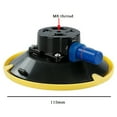 thumbnail image 1 of mingkeerda Vacuum Suction Cup Heavy Duty M6 M8 Nitrile Rubber 4.5inch Black Yellow, 1 of 6