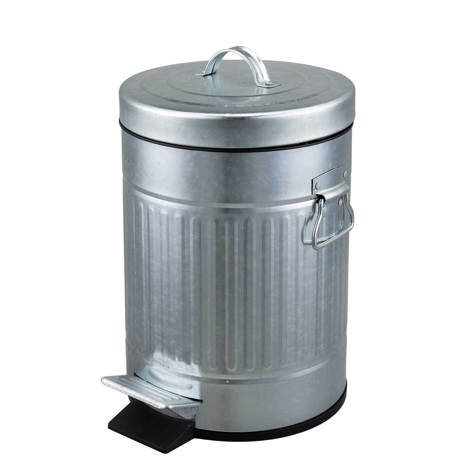 mingol Bathroom Trash Can, Metal Vintage Wastebasket, 1.3 Gallon