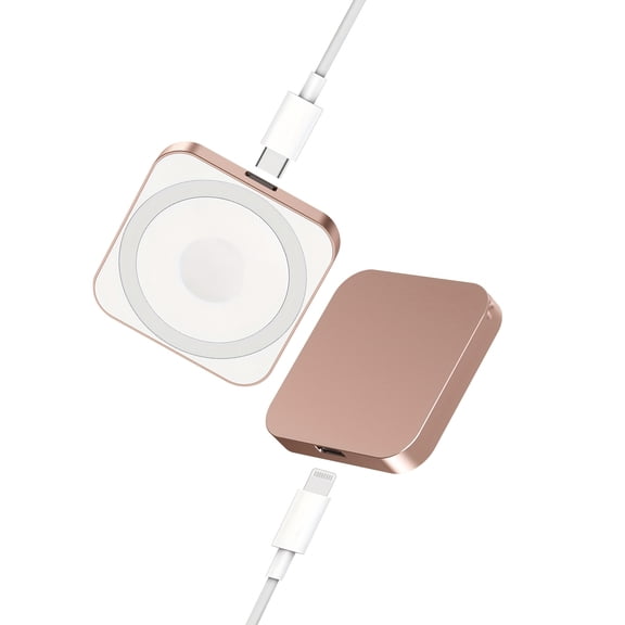 This mini 3-in-1 magnetic wireless charger features a dual-port design and supports 15W wireless fast charging. It's suitable for charging devices such as phones, smartwatches, and wireless earbuds,