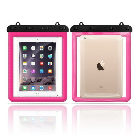 mini Waterproof Case Touch Screen ipad Waterproof Bag Hot Spring Swimming Drifting Waterproof Storage Bag Tablet PC Waterproof Bag-red