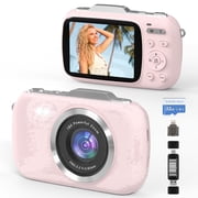 4K Digital Camera 64MP Autofocus 18X Zoom Compact Point & Shoot with 32GB Card Video Camera
