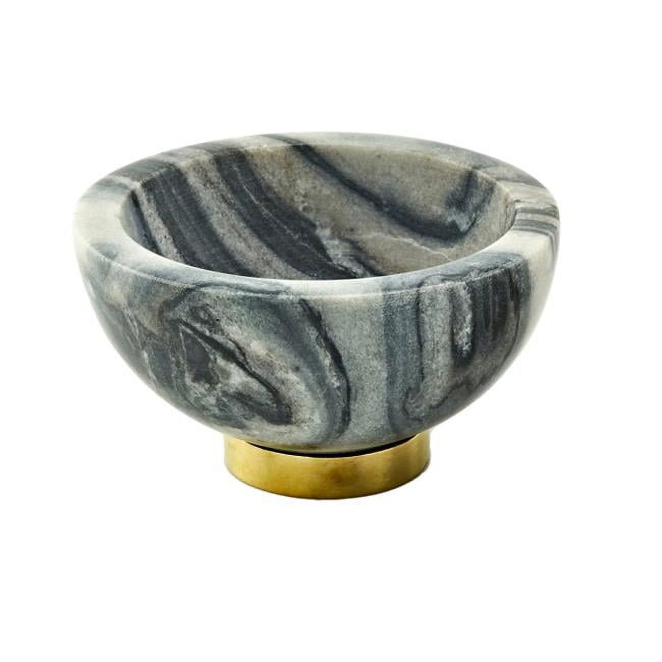 Mini Black Marble and Gold Candy Bowl