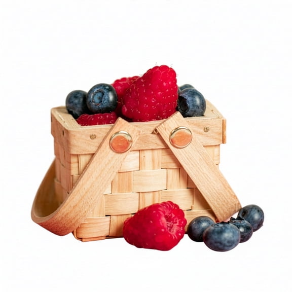 Mini Woven Picnic Baskets (Set of 6), Bridal Shower Favor and Decorations