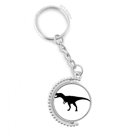 miniature dinosaur bs b rotatable keyholder disc accessories chain clip