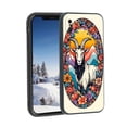 thumbnail image 1 of minimal-Mountain-Goat-floral Phone Case, Designed for iPhone XS Case Soft Silicon for women girls boys wife gift,Shockproof Phone Cover, 1 of 1