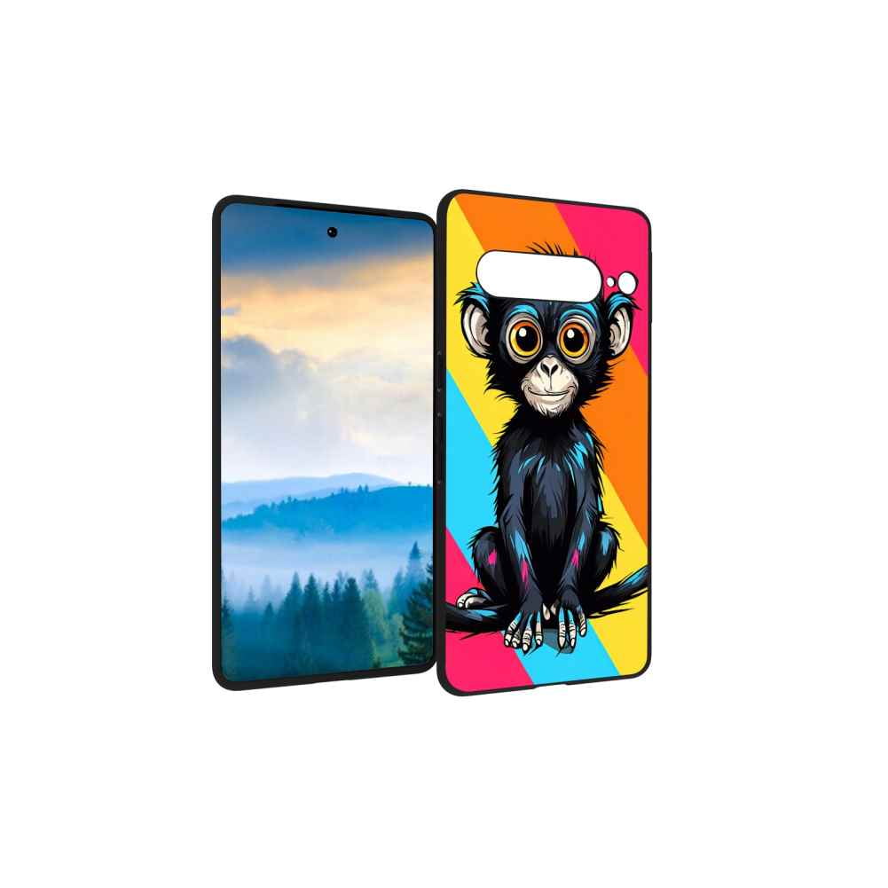 minimal-cute-Black-Spider-Monkey-88 phone case for Google Pixel 7 Pro