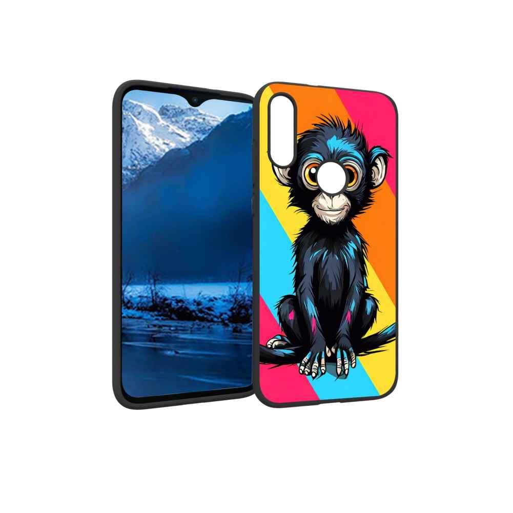minimal-cute-Black-Spider-Monkey-88 phone case for Moto E 2020 for