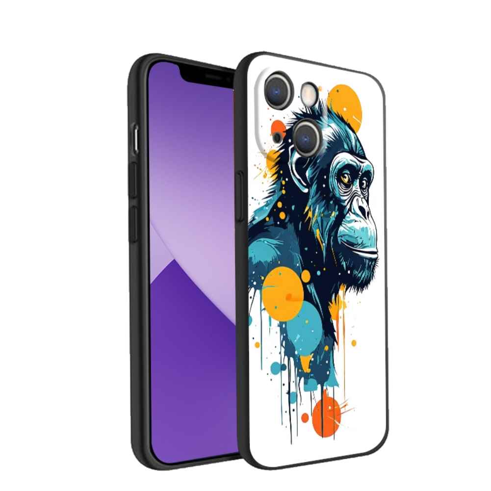minimalgeometricBonobo phone case for iPhone 14 for Women Men Gifts