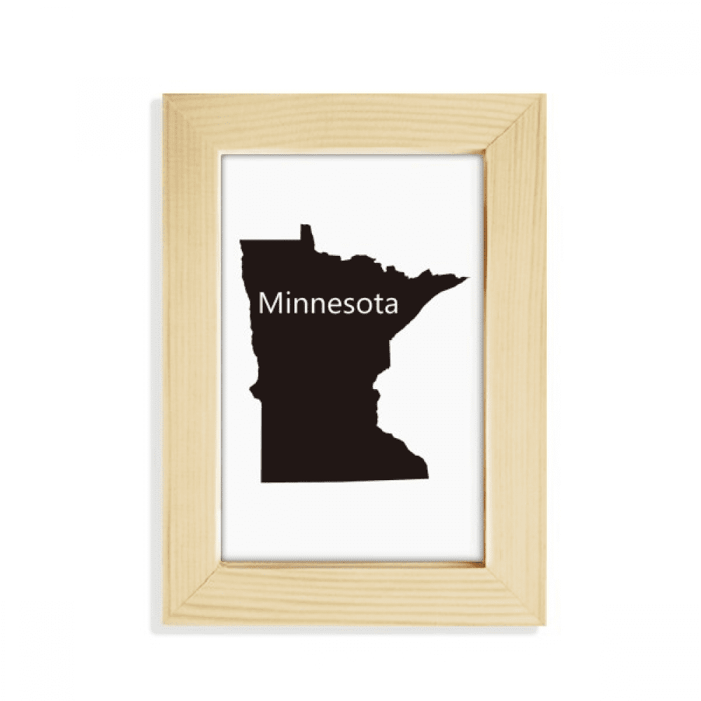 minnesota ameusa map outline desktop display photo frame picture art ...