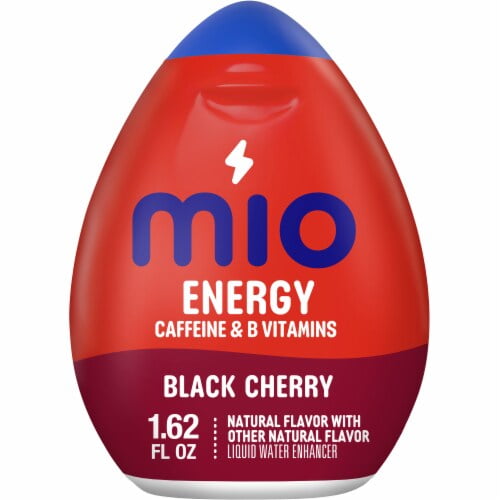 mio Energy Caffeinated & B Vitamins Black Cherry Water Enhancer Bottle 1.62 fl oz - Pack of 2