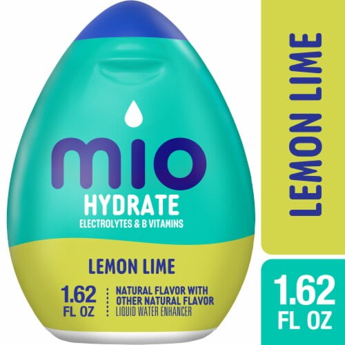 mio Hydrate Electrolytes & B Vitamins Lemon Lime Water Enhancer Bottle 1.62 fl oz