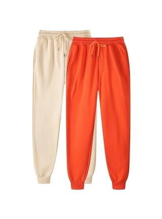 Orange Sweatpants Womens