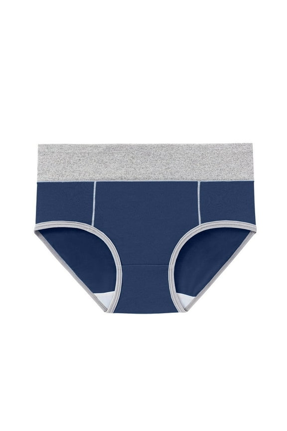 5 Pack Women's Cotton Underwear Ladies Panties Full Coverage Briefs Underwears High Waisted Ragular Women Panties,Multicolor 03,Large