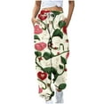 thumbnail image 1 of miqiqism Clearance Woman Cute Heart Sweatpant High Waisted Drawstring Pants Fashion Joggy Trousers Lady Casual Yoga Lightweight Pant with Pockets 2025 Trendy Valentines,09_Multicolor,X-Large, 1 of 5